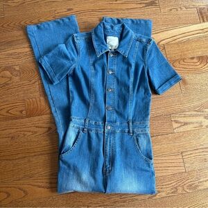 Ella Moss Classic Blue Denim Top